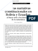 Buen Vivir Constituciones Bolivia y Ecuador