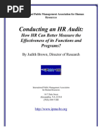 HR Audit Guidlines