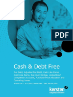 Cash & Debt Free: Understanding Net Debt, Cash Like Items, Debt Like Items, and More