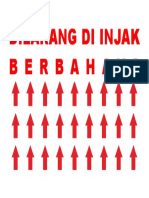 Dilarang Di Injak Berbahaya