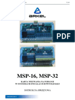 MSP-16 MSP-32 Hardware Manual.V110.pl