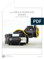 GEARED & GEARLESS SERIES MOTORS FOR LIFTING SOLUTIONS