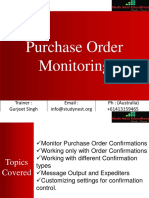 15 Purchase Order Monitoring