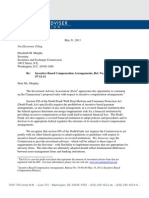 Via Electronic Filing: Re: Incentive-Based Compensation Arrangements, Rel. No. 34-64140 File No. S7-12-11