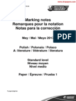 Marking Notes Remarques Pour La Notation Notas para La Corrección