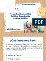 Clase 8 ed. ciudadana 4 Institucionalidad Política, Democracia
