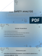 Job Safety Analysis: Analisis Keselamatan Pekerjaan