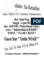 Poster Sekilas Info