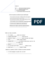 French Pronom Relatif Worksheet Grade 9