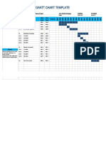 Weekly Gantt Chart Template - TemplateLab