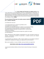 Carta de InvitaciÃ N Curso TraSa GCCA