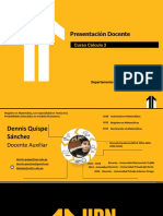 Presentación Docente CALC3