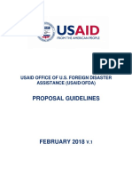 Usaid-Ofda Proposal Guidelines February 2018 0