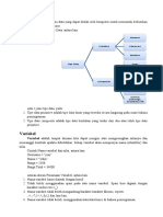 Materi 03 - Tipe Data, Variabel, Konstanta Dan Ekspresi