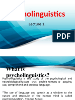 Psycholinguistics