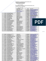 Students' List of PL, Session, August-October, 2021