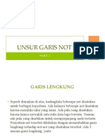 Unsur Garis Not (XI)