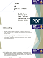 About Database Management System: Sachin Kumar Asst. Professor IIMT College of Management, Greater Noida