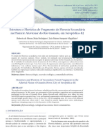 Estrutura e Florística de Fragmento de Floresta Secundária