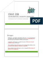 Determination of Nitrogen Compounds