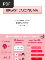 Breast Carcinoma: Attirah Nur Asyura Dhepaletchumi Deviga