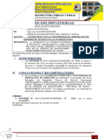 Informe N°2040-2020-Mdp-Giur-Laq-Conformidad de Pago de Servicios Por La Aprobacion Via Acto Resolutivo Del Expediente Tecnico