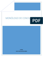 MONÓLOGO DE CONCILIACIÓN 1