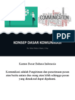 Konsep Dasar Komunikasi