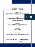 Conclusión - El Nuevo Paradigma Tecnologico en La Educación - Eddie