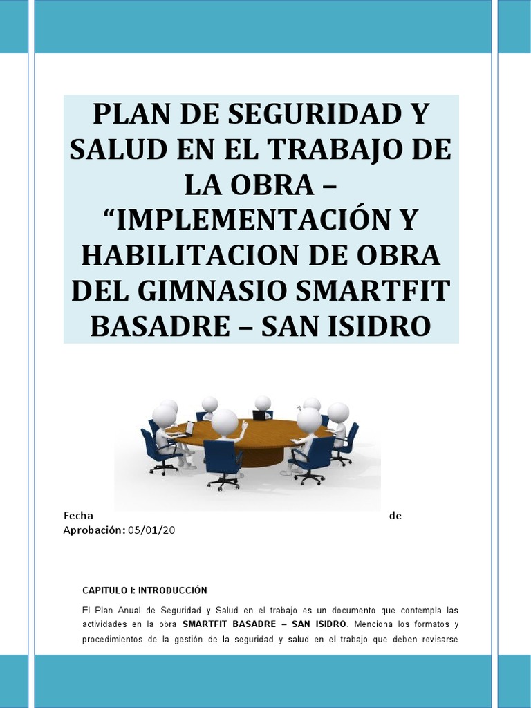 Plan de Seguridad y Salud en Obra Smartfit | PDF | Ciencias de la Salud ...