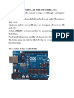 Arduino Microcontroller With LCD Interfacing