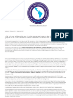 ILO Defensor del Pueblo - Instituto Latinoamericano de Ombudsman - ¿Qué es el ILO_