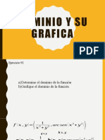 Dominio y Su Grafica - CALCULO VECTORIAL