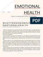 emotional health brochure