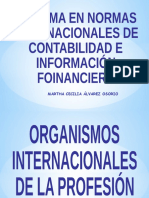 Organismos Internacionales de La Profesión y NIC-NIIF