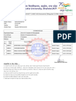 EXAMINATION ADMIT CARD (4th Semester) (Regular) (JUNE-2022)