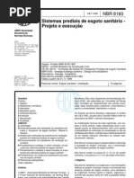 Abnt - Nbr 8160 - Sistemas Prediais de Esgoto Sanitario - Projeto E Execucao[1]
