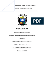 MONOGRAFÍA SOBRE AROMATERAPIA (OROSCO V., ORTEGA y PALACIOS) .