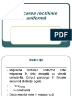 Ani-Codreanu Bogdan - Fizica - IX - Miscarea Rectilinie Uniforma