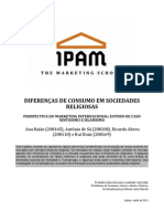 Diferenças de Consumo em Sociedades Religiosas: Estudo Caso Xintoísmo e Islamismo