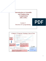 Introduction To Scientific and Engineering Computation (BIL 110E)