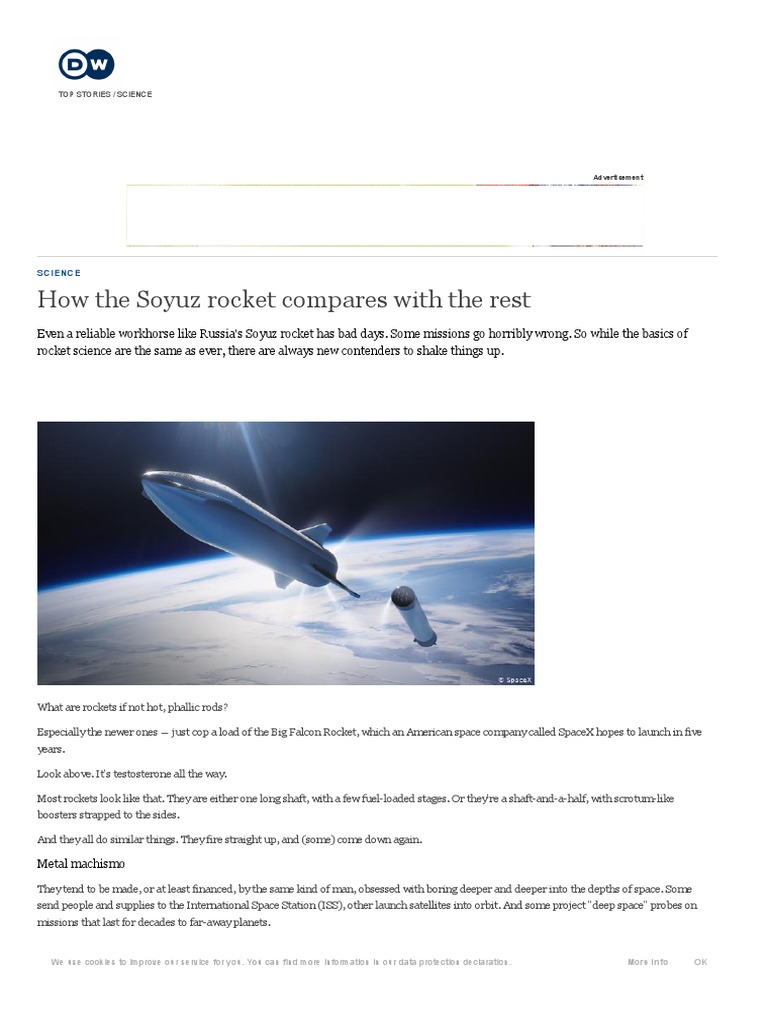 How The Soyuz Rocket Compares With The Rest Science InDepth