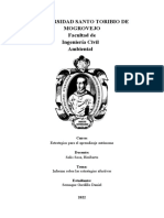 Informe de Estrategias de Aprendizaje Sesion 12 y 13