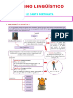 El Signo Lingüístico para Primer Grado de Secundaria