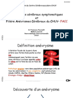 Anevrismes Sympt Filiere HSA Puccinelli StateOfArt 2018