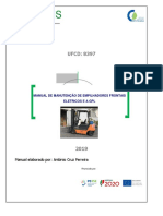 Manual de formação - Manutenção de Empilhadores frontais eletricos e a GPL