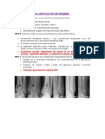 Clasificaciones Importantes Ortopedia