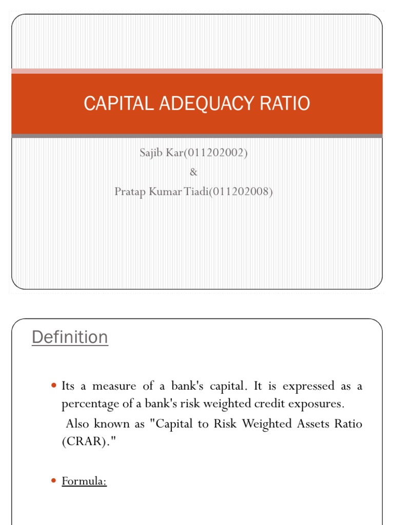 Capital Adequacy Ratio PDF