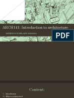 Introduction To Architecture ABDENNOUR - BELAIDI