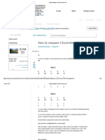 How To Compare 2 Excel Sheets in C#